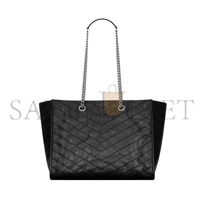 YSL NIKI SHOPPING IN VINTAGE LEATHER 8711510EN041000 (33*27*14cm)